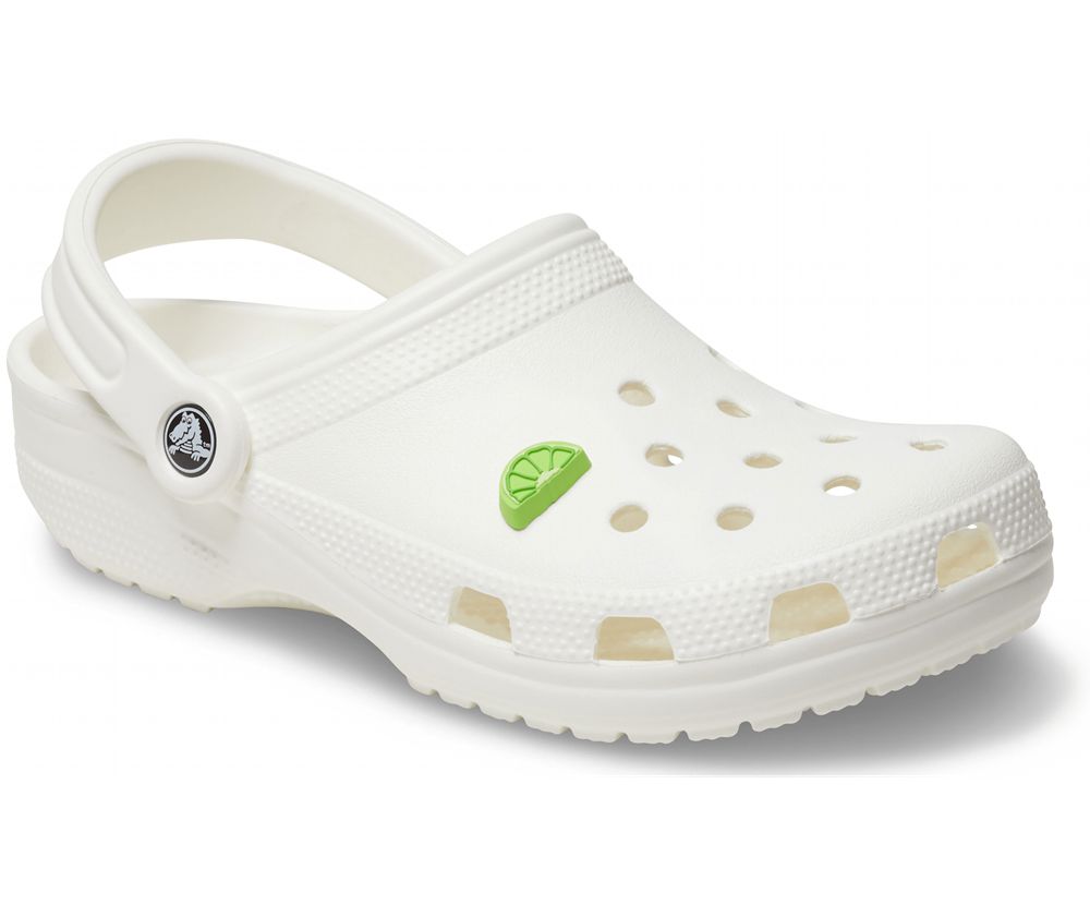 Crocs Lime Slice Jibbitz Dame Grøn | 852-EQMKXJ