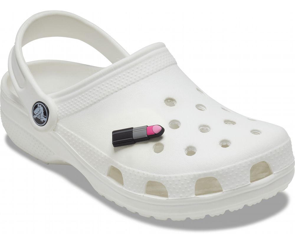 Crocs Lipstick Jibbitz Dame Lyserød | 439-UAQGIR