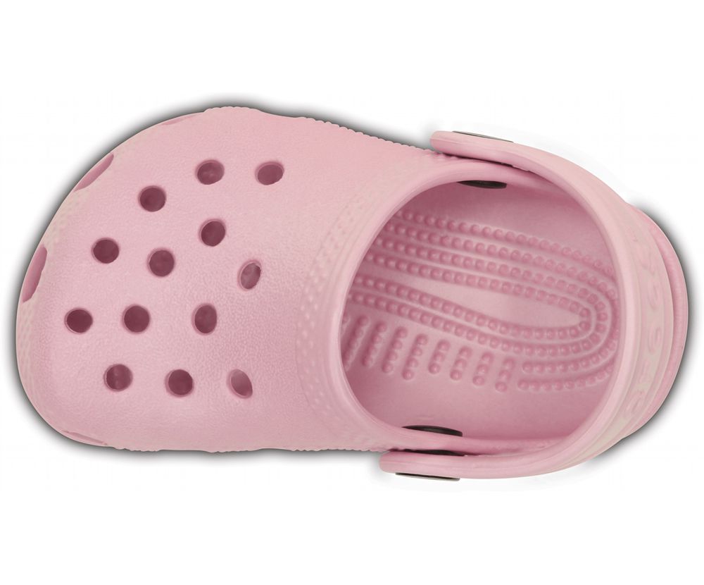 Crocs Littles™ Træsko Pige Lyserød | 362-UGPKEJ