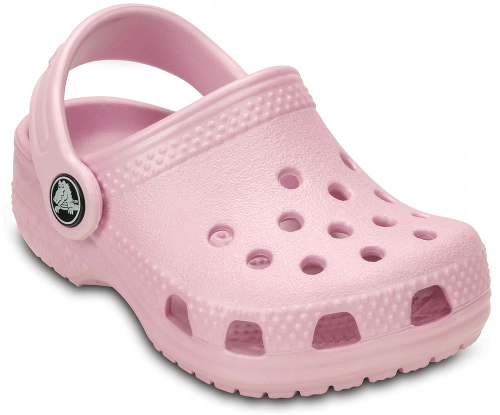 Crocs Littles™ Træsko Pige Lyserød | 362-UGPKEJ