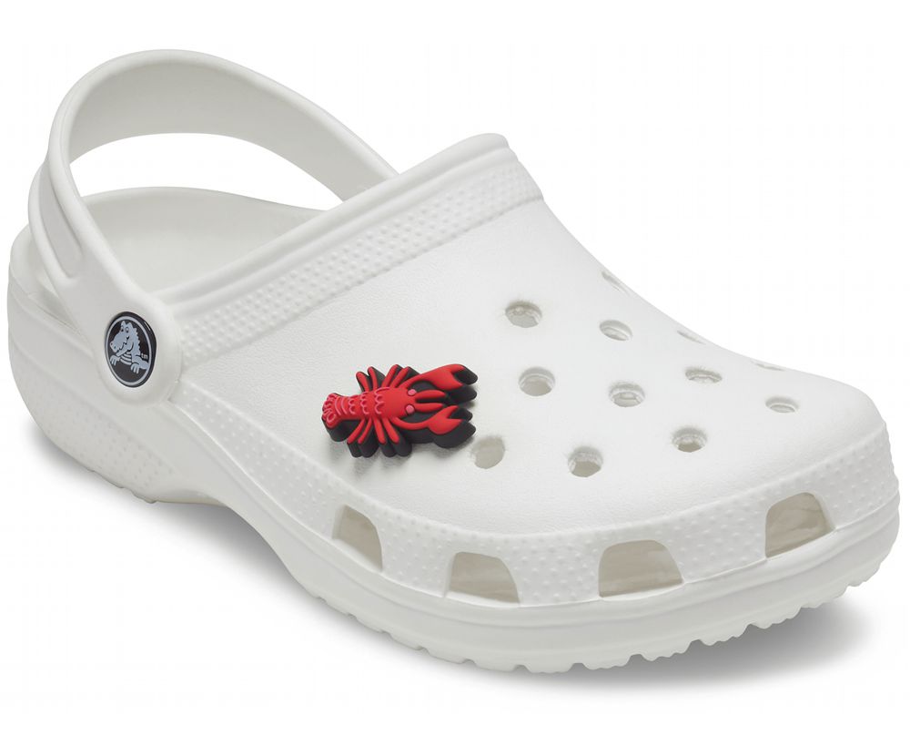 Crocs Lobster Jibbitz Dame Rød | 653-EFGMBV