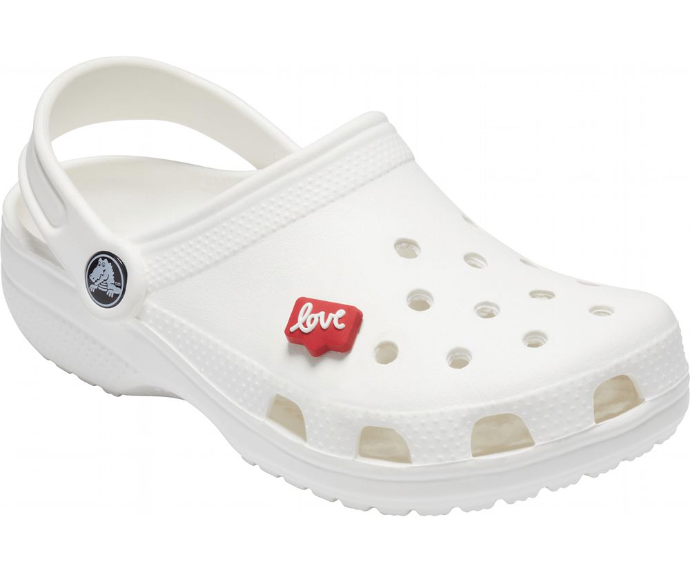 Crocs Love It Jibbitz Dame Rød | 402-CXFOQN