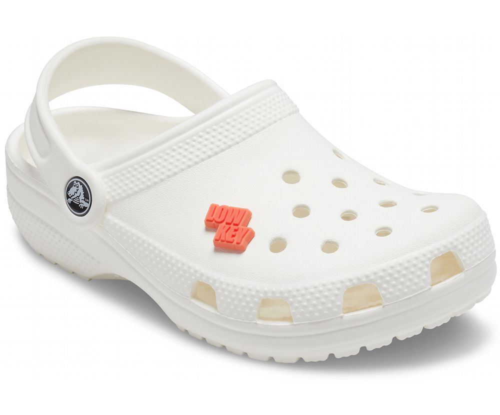 Crocs Low Key Jibbitz Dame Orange | 142-WNSMIO