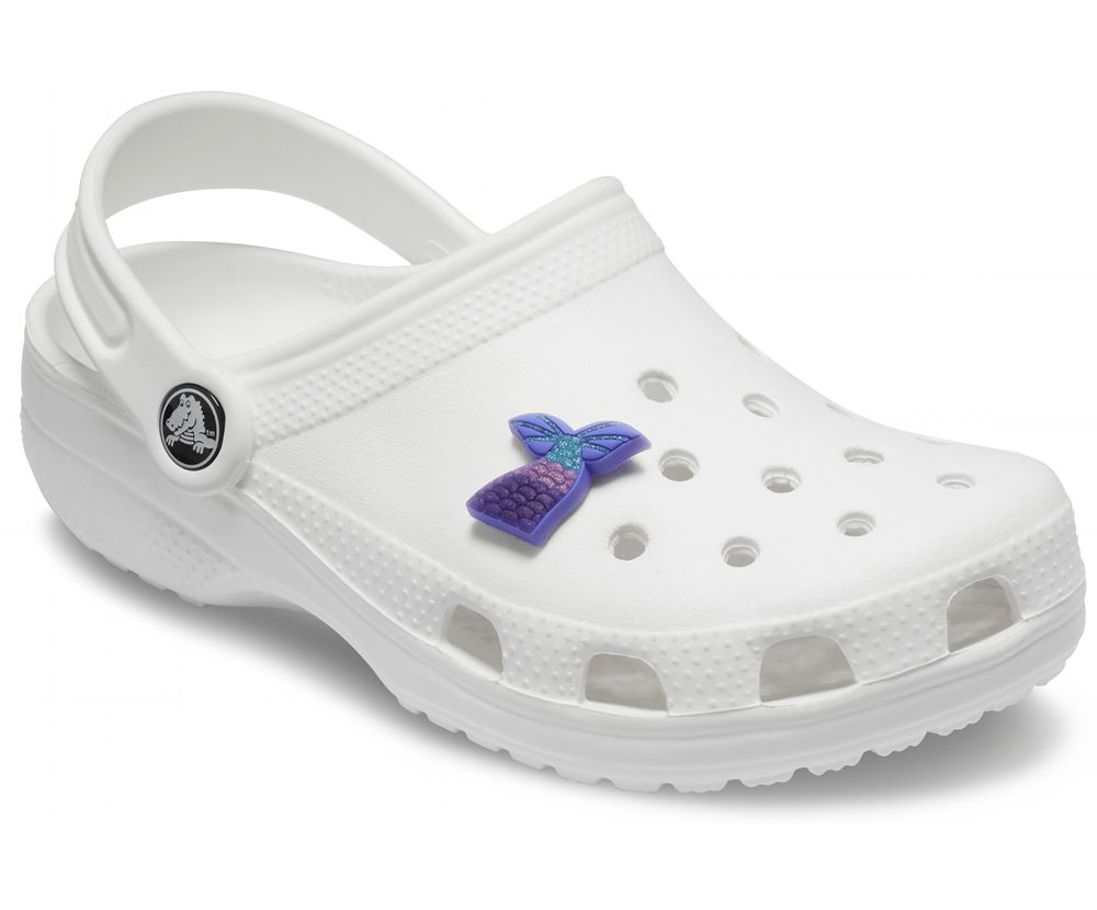 Crocs Mermaid Tail Jibbitz Dame Lilla | 067-EURPHS