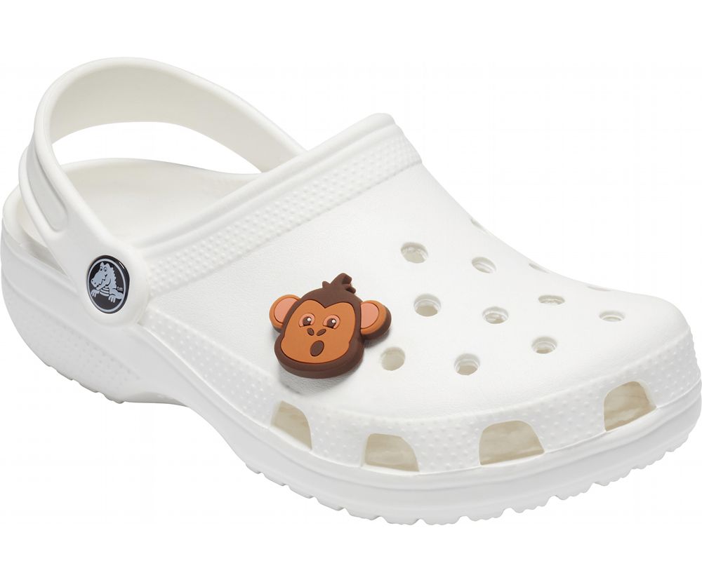 Crocs Monkey Jibbitz Dame Brune | 921-WFTAYM