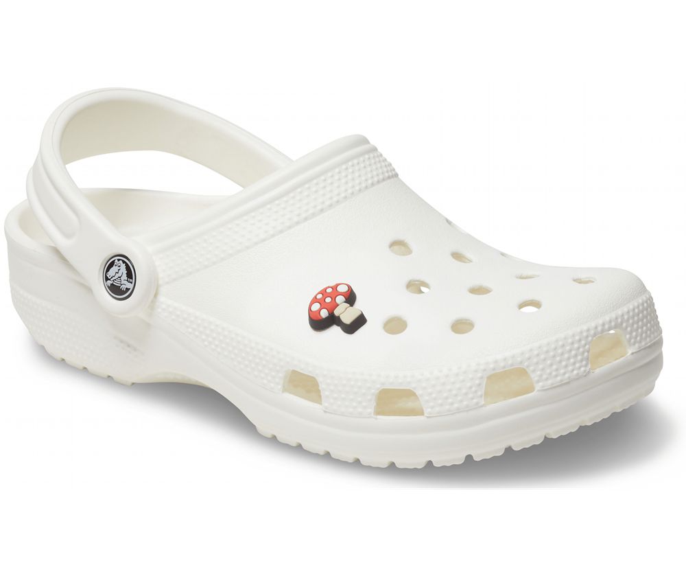 Crocs Mushroom Jibbitz Dame Rød | 407-HBZCYG