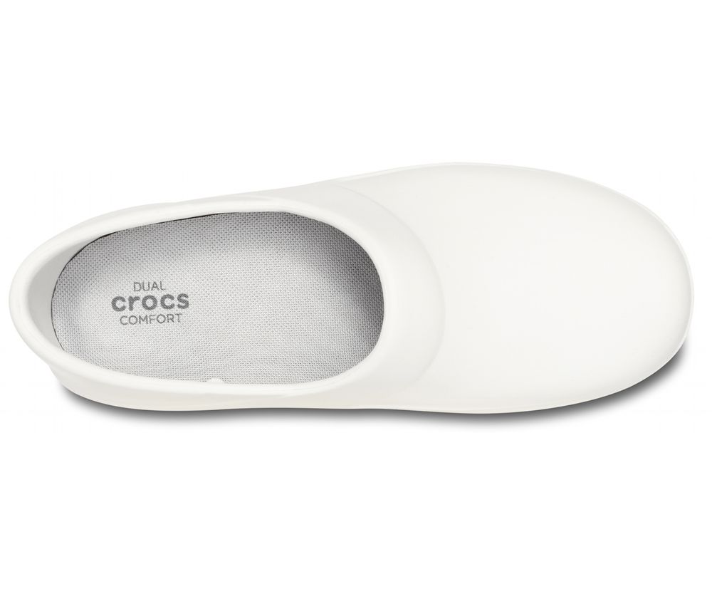 Crocs Neria Pro Ii Træsko Dame Hvide | 673-ZBQDOE