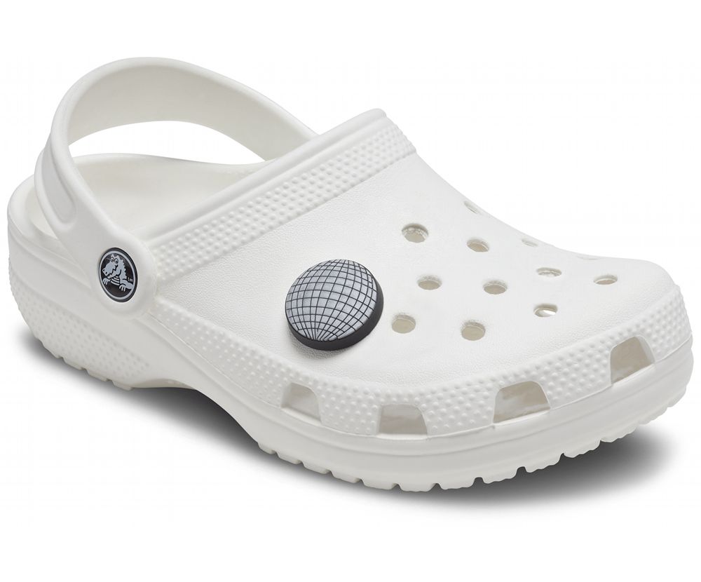 Crocs New Year Ball Jibbitz Dame Grå | 043-ZUSJDN