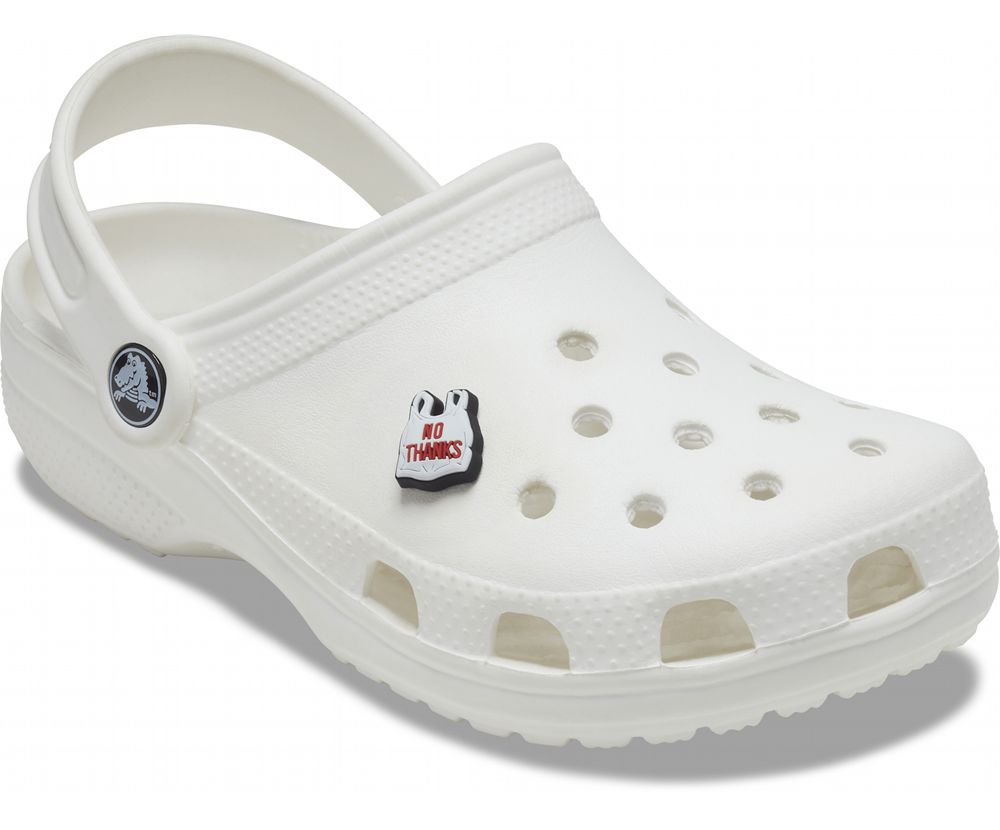 Crocs No Thanks Jibbitz Dame Rød | 586-JLIMBY