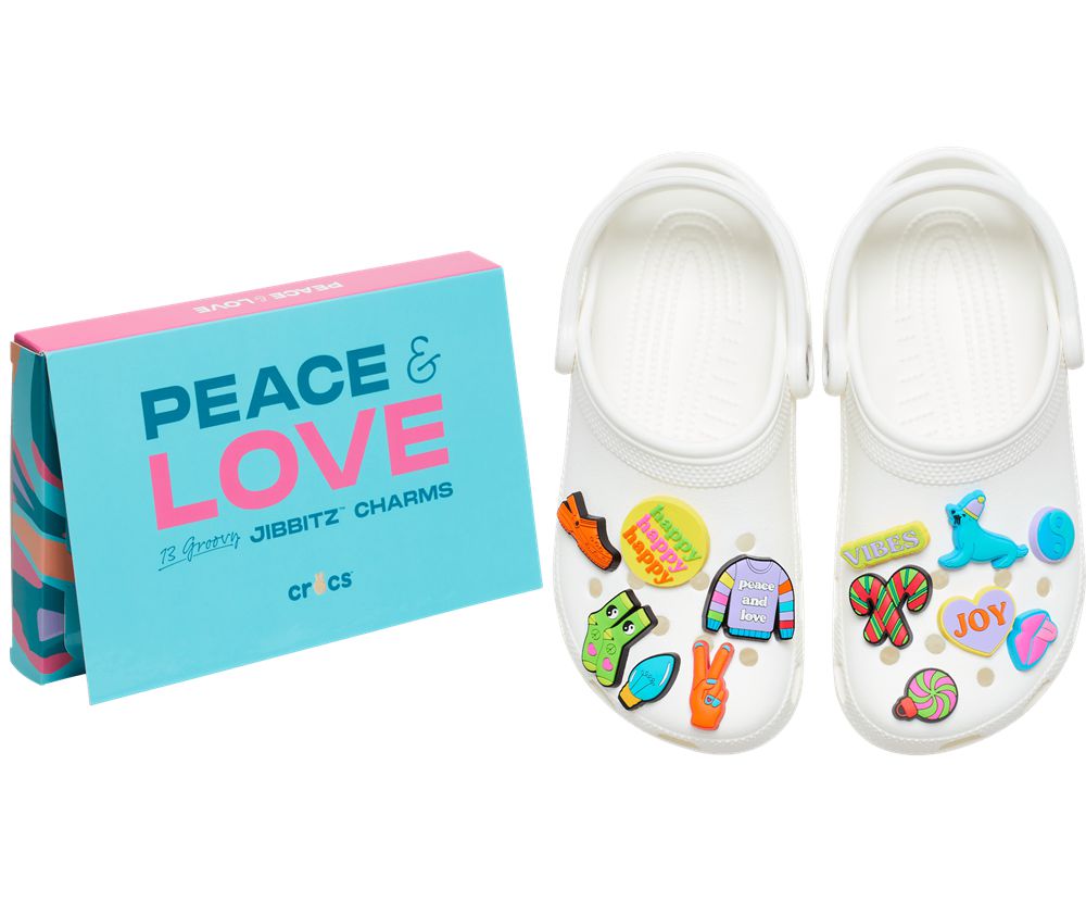 Crocs Peace And Love 13 Calendar Jibbitz Dame Flerfarvede | 352-QBKJCX