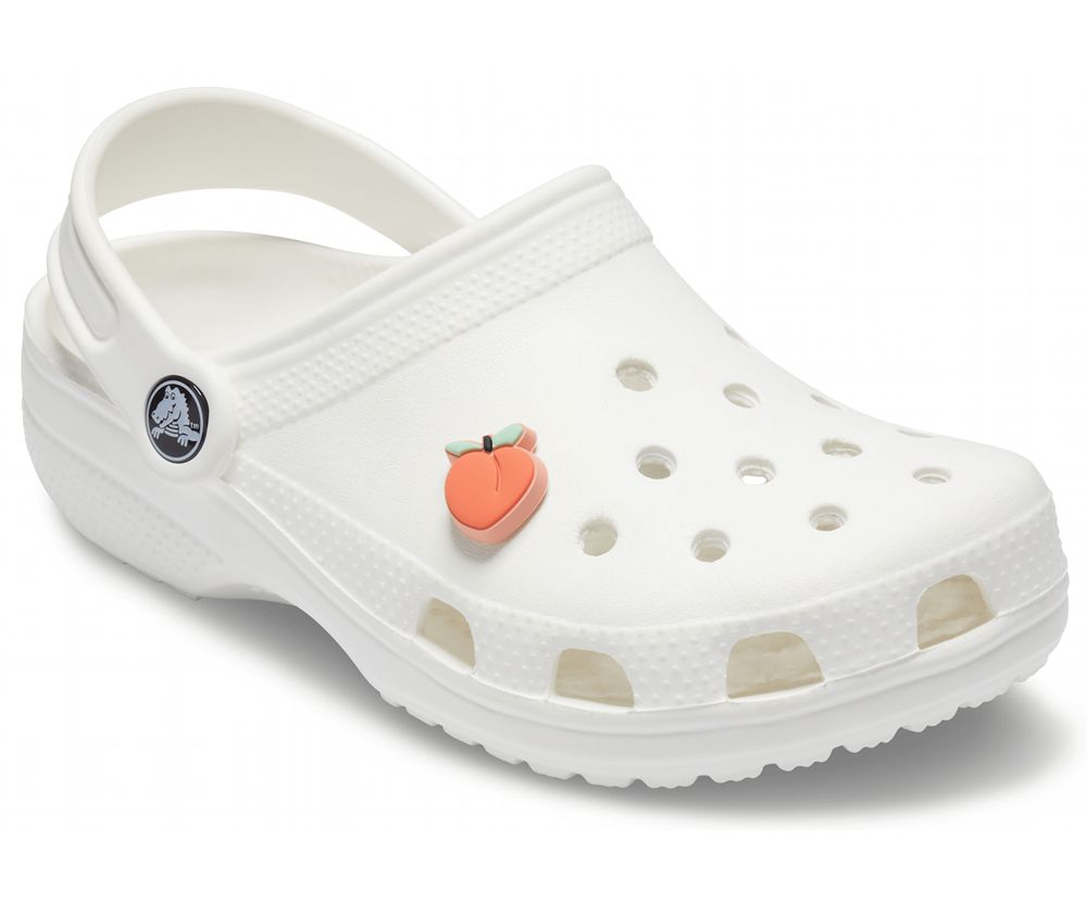 Crocs Peach Jibbitz Dame Orange | 203-EKTJNW