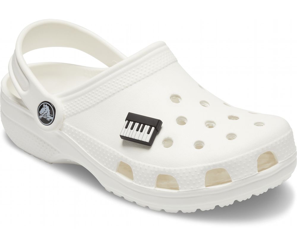 Crocs Piano Keyboard Jibbitz Dame Hvide | 357-URIYJP