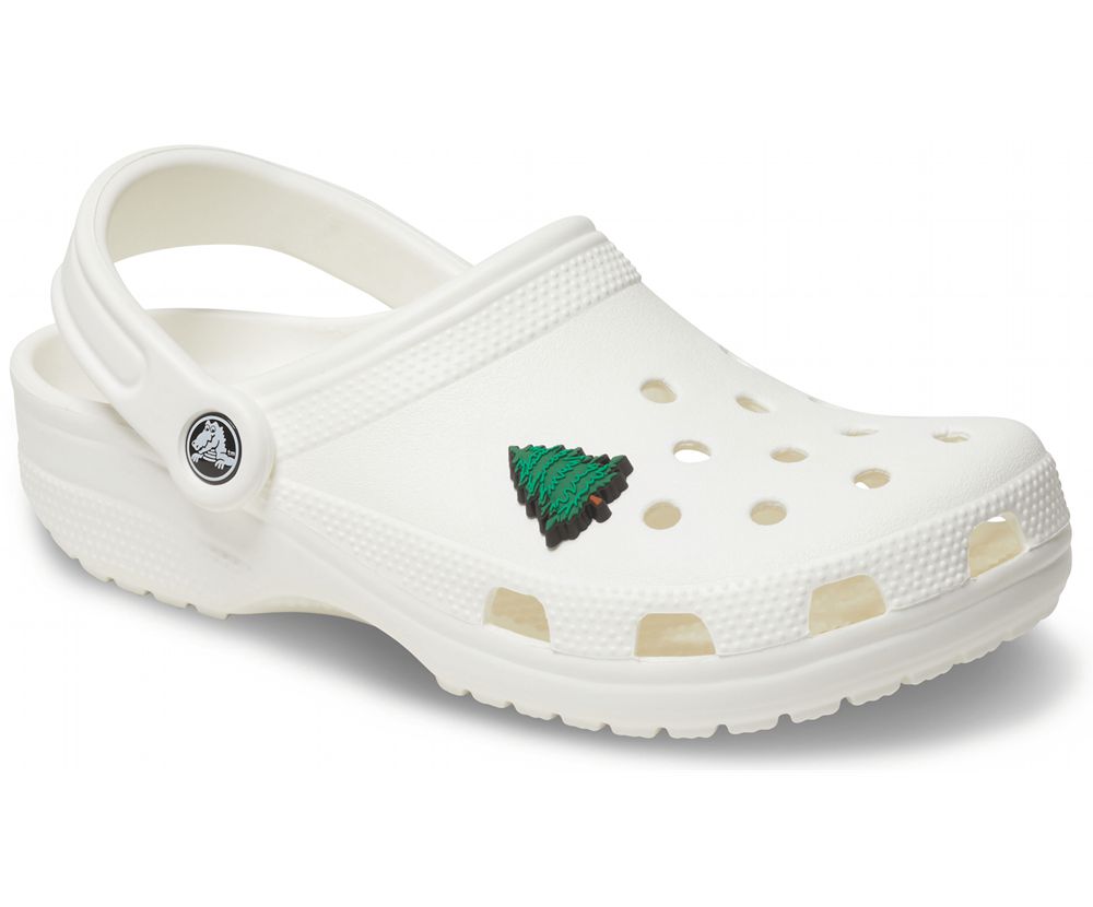 Crocs Pine Tree Jibbitz Dame Grøn | 976-ATCFMR