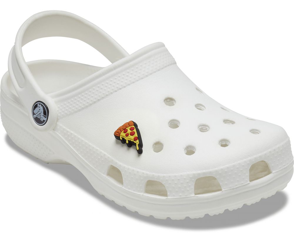 Crocs Pizza Slice Jibbitz Dame Gul | 109-SVRYCP