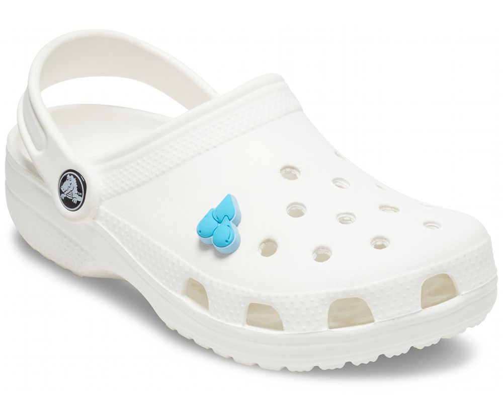 Crocs Raindrop Jibbitz Dame Blå | 139-JPZTGL