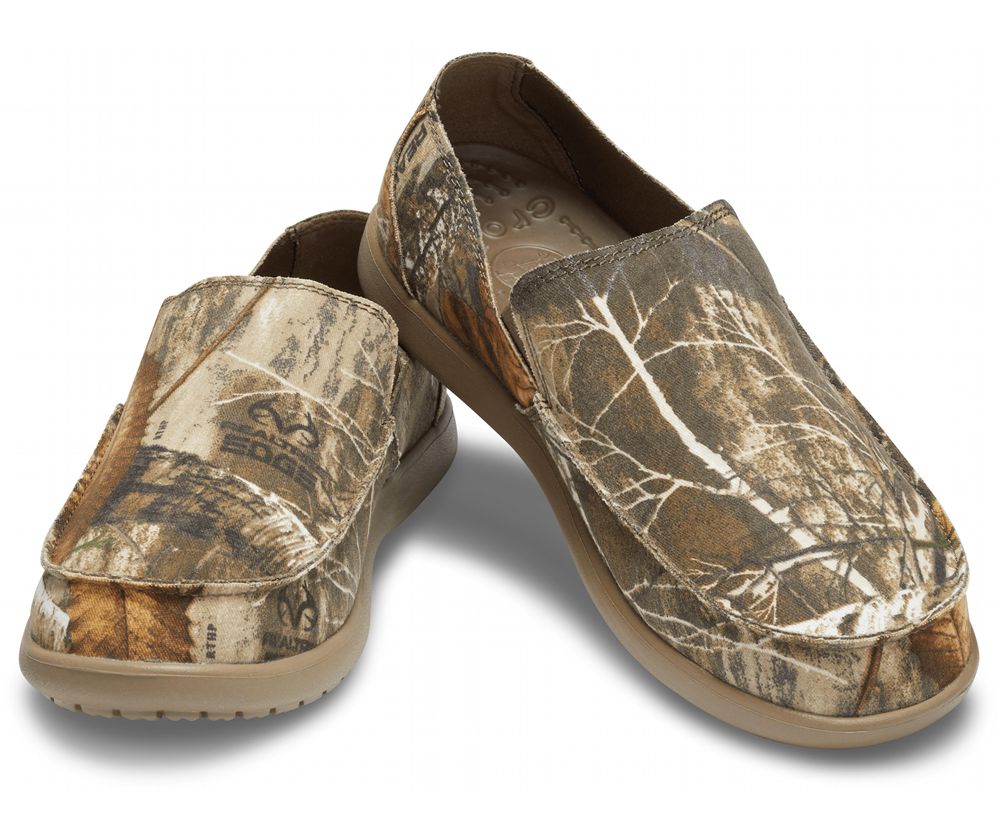 Crocs Santa Cruz Realtree Edge® Slip-On Loafers Herre Camouflage | 610-BVLOXN