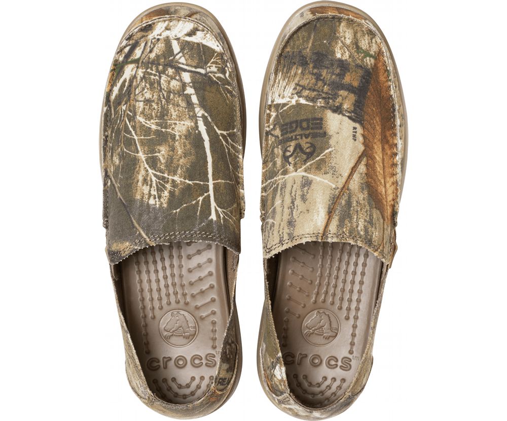 Crocs Santa Cruz Realtree Edge® Slip-On Loafers Herre Camouflage | 610-BVLOXN