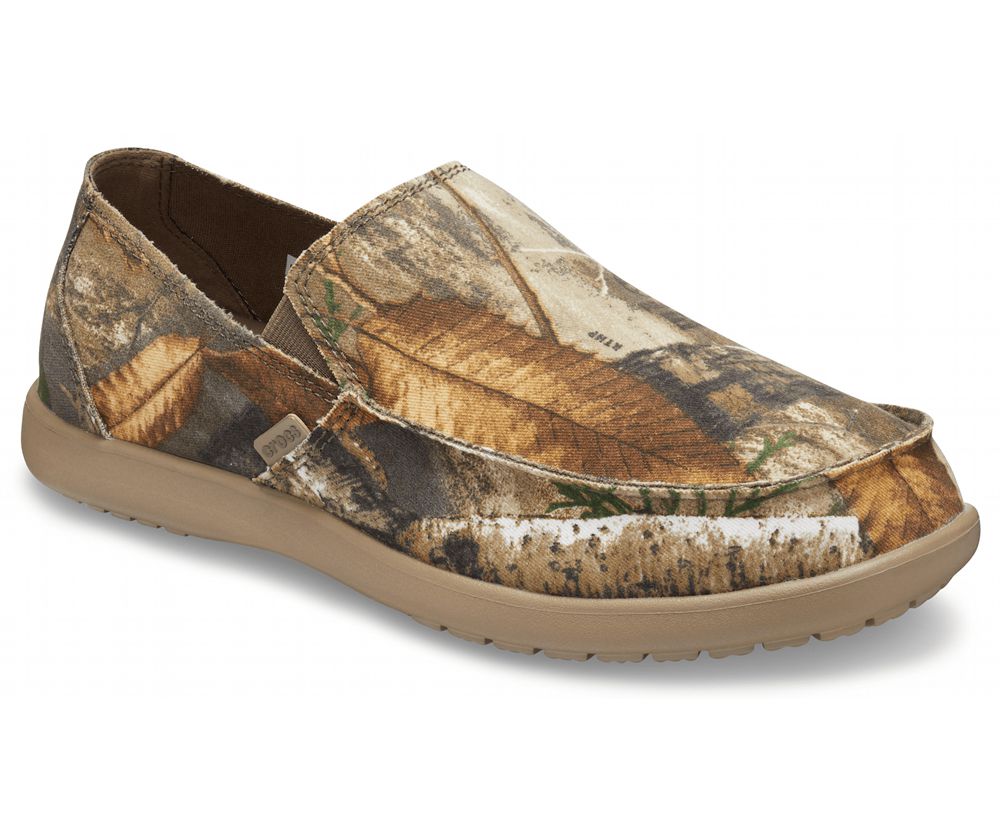 Crocs Santa Cruz Realtree Edge® Slip-On Loafers Herre Camouflage | 610-BVLOXN