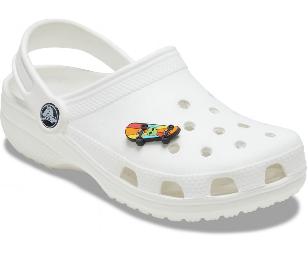 Crocs Skateboard Jibbitz Dame Flerfarvede | 372-GHKTOB