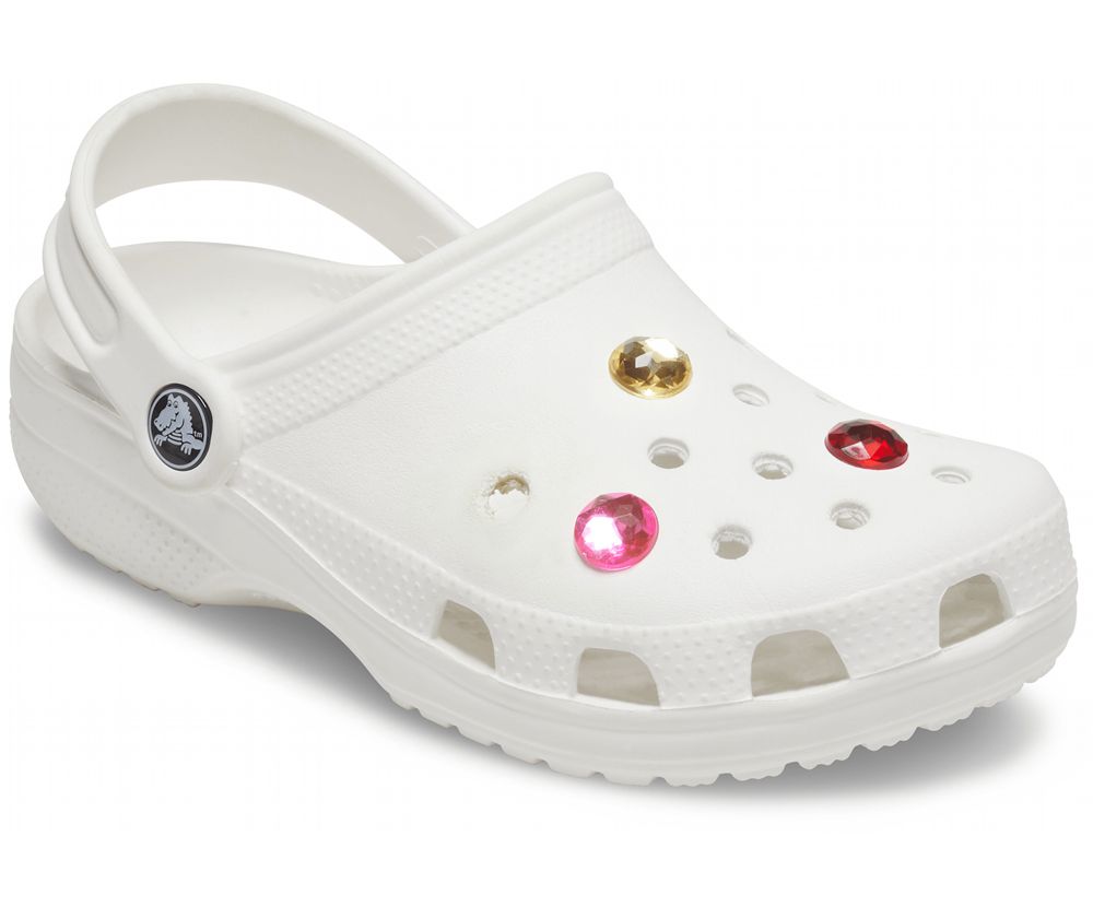 Crocs Sparkly Circle 3-Pack #1 Jibbitz Dame Flerfarvede | 451-TIYEBP