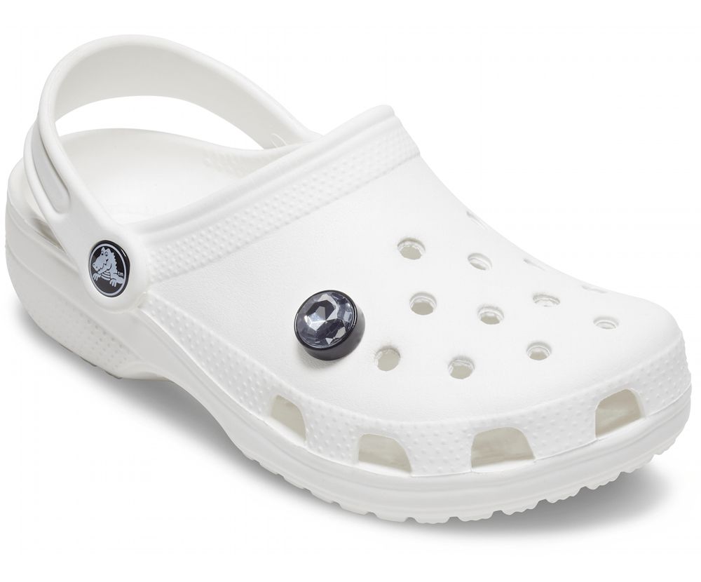 Crocs Sparkly Jibbitz Dame Grå | 652-OCMWLX