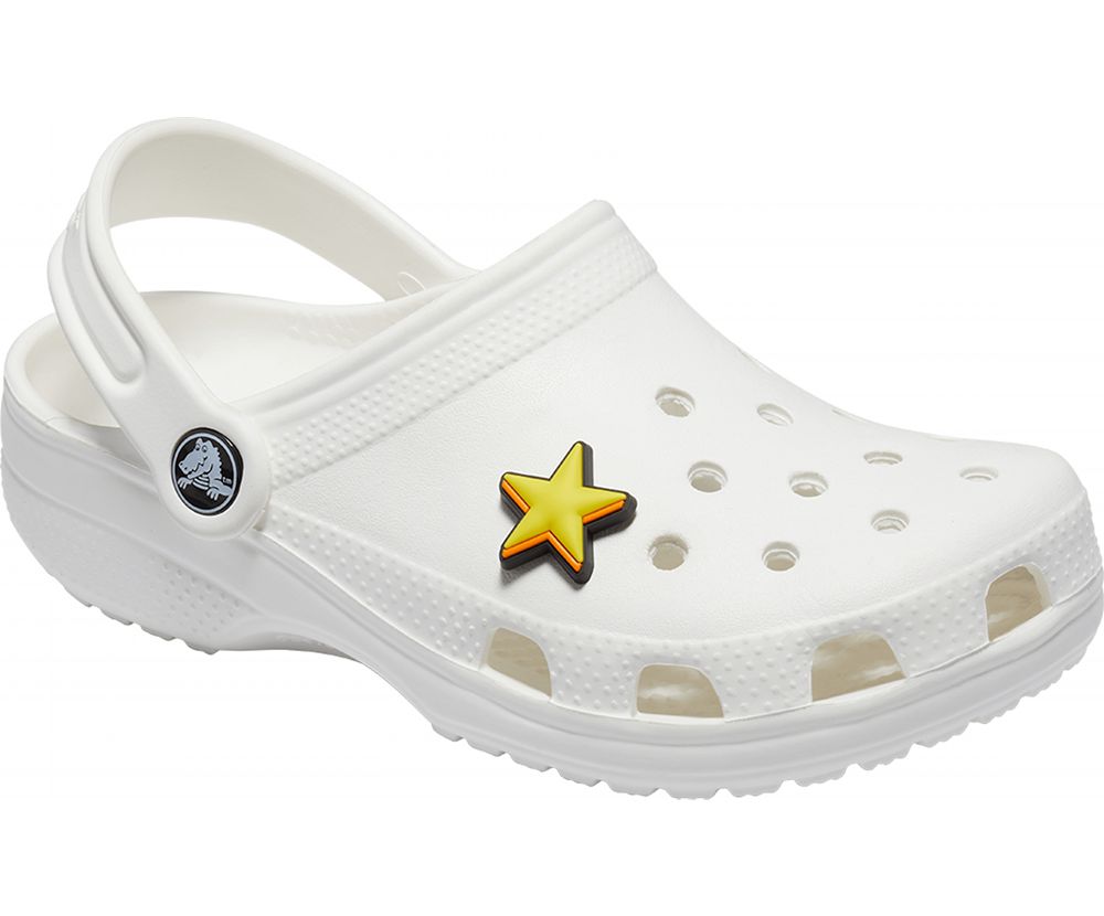 Crocs Star Jibbitz Dame Gul | 529-NDZHWL