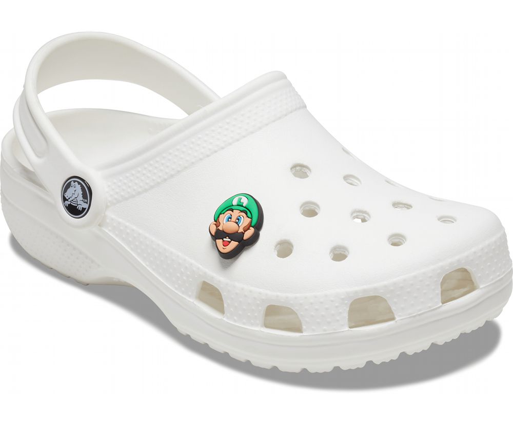 Crocs Super Mario™ Luigi™ Jibbitz Dame Grøn | 503-CTSEYD