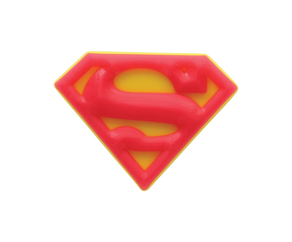 Crocs Superman Logo Jibbitz Dame Rød | 087-BTPYDV