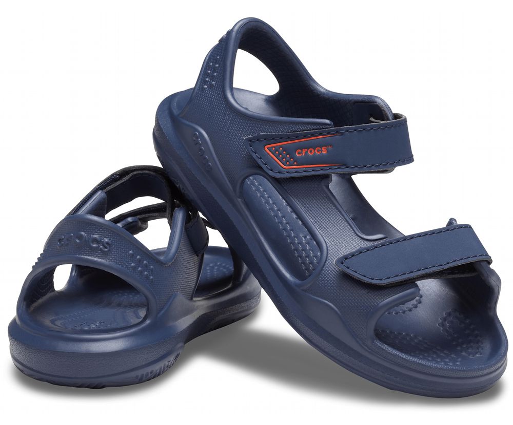 Crocs Swiftwater™ Expedition Sandaler Drenge Mørkeblå | 164-QYEHXA