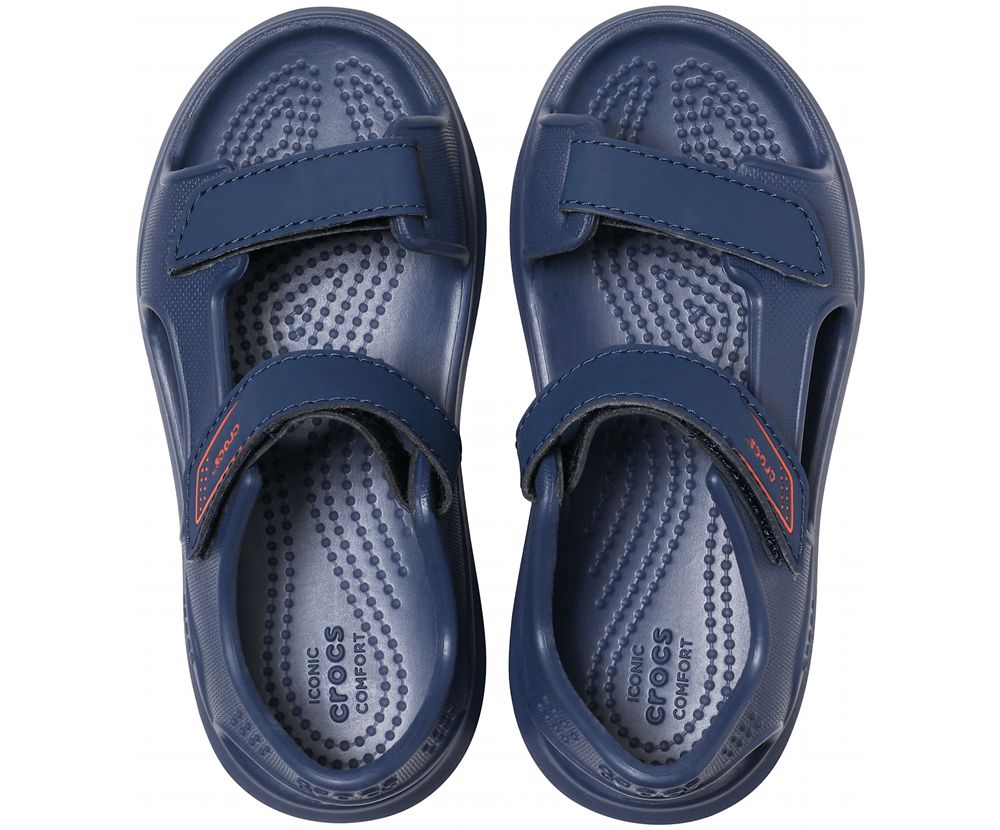 Crocs Swiftwater™ Expedition Sandaler Drenge Mørkeblå | 164-QYEHXA