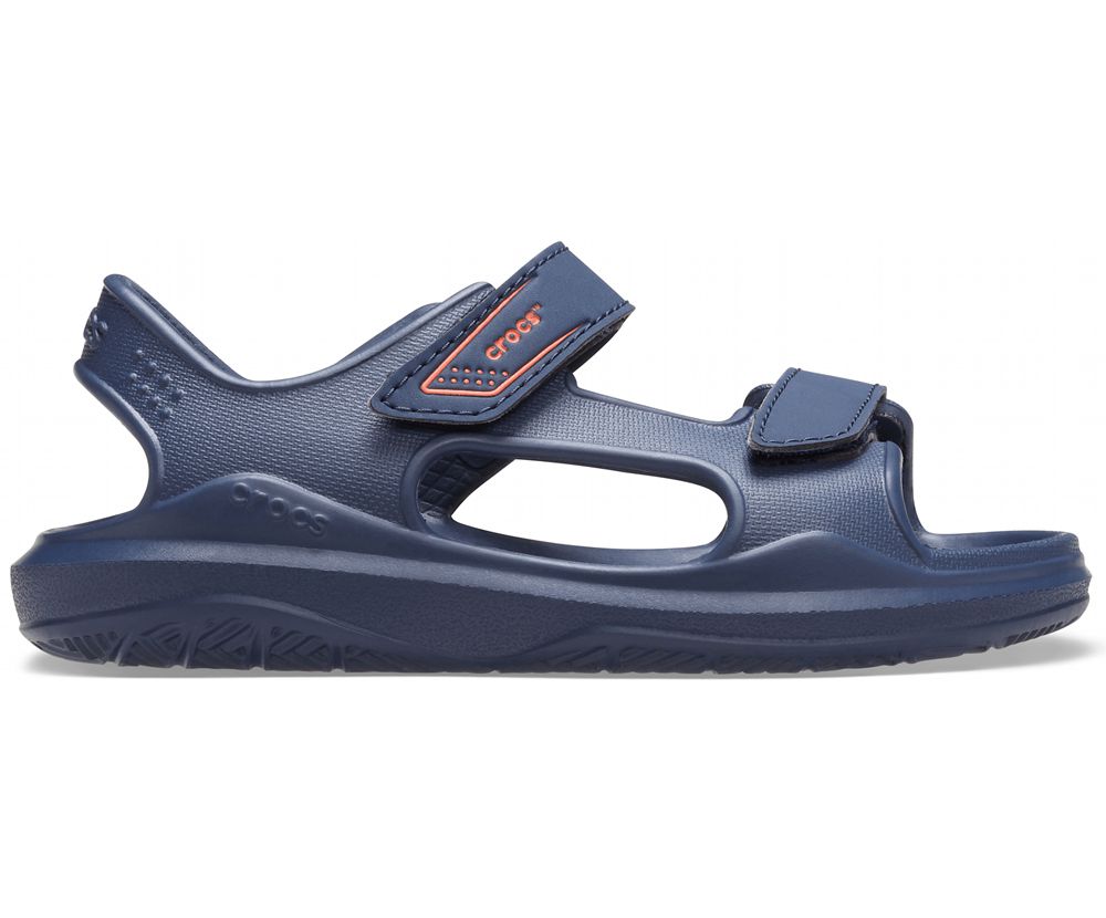 Crocs Swiftwater™ Expedition Sandaler Drenge Mørkeblå | 164-QYEHXA