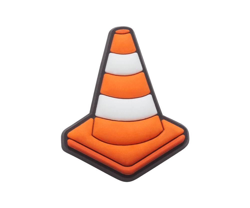 Crocs Traffic Cone Jibbitz Dame Orange | 174-HUWOPV