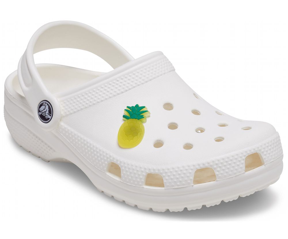 Crocs Translucent Pineapple Jibbitz Dame Grøn | 560-JIZVBK