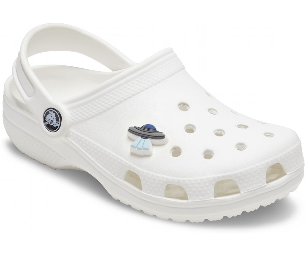 Crocs Ufo Ship Jibbitz Dame Grå | 045-ENFOSA