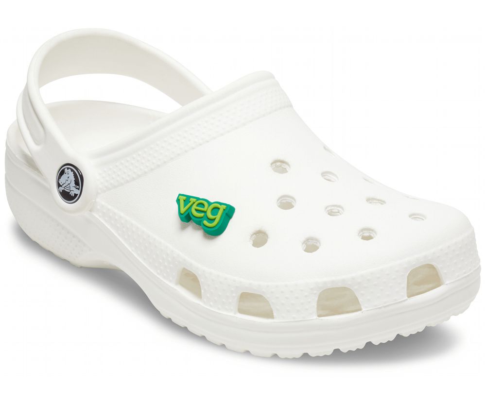 Crocs Veg Jibbitz Dame Grøn | 403-LGIBUC