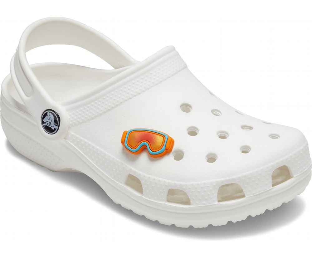 Crocs Vinter Goggles Jibbitz Dame Orange | 609-QWYMJU