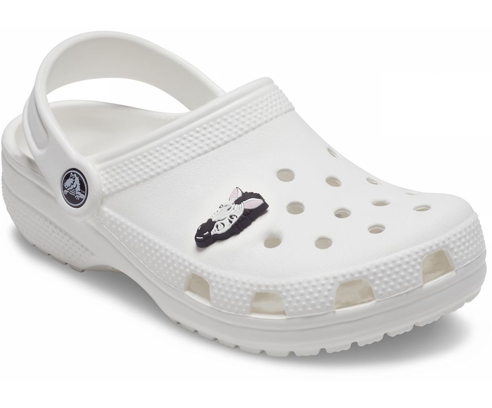 Crocs Zebra Jibbitz Dame Hvide | 270-KOTRDQ